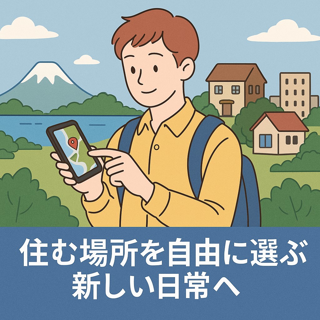 「場所に縛られない暮らし」を実現する多拠点生活サービス【アドレス】