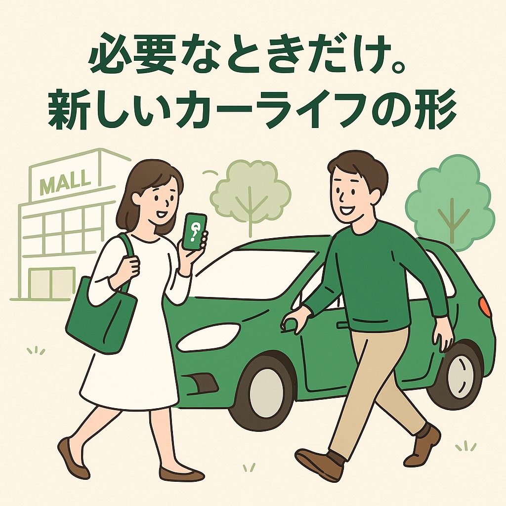 アースカー　必要なときだけ。新しいカーライフの形